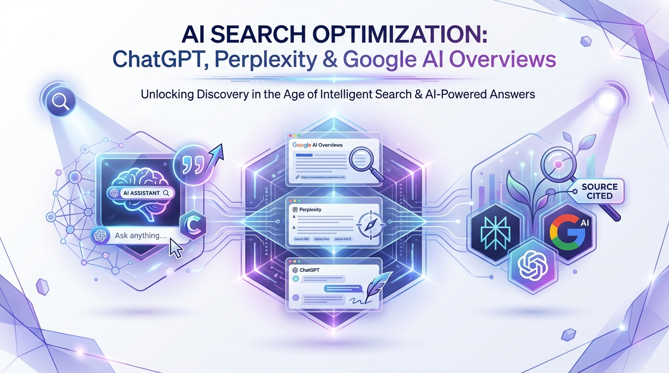 AI Search Optimization: How Small Businesses Can Rank in ChatGPT, Perplexity & Google AI Overviews